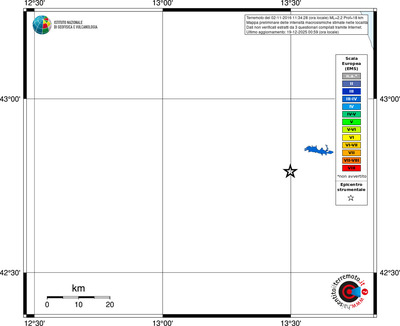 Mappa EMS - territori località