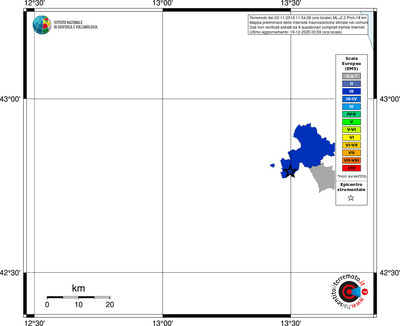 Mappa EMS - territori comuni
