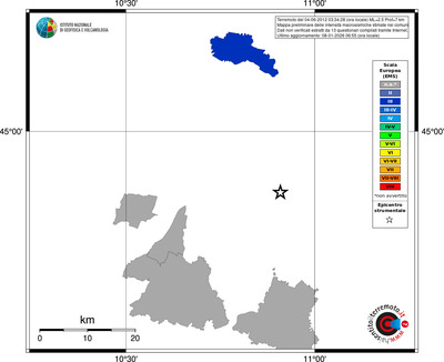 Mappa EMS - territori comuni
