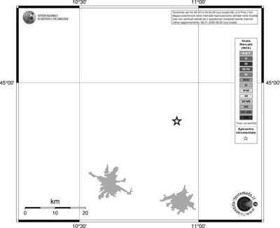 Mappa MCS - territori località