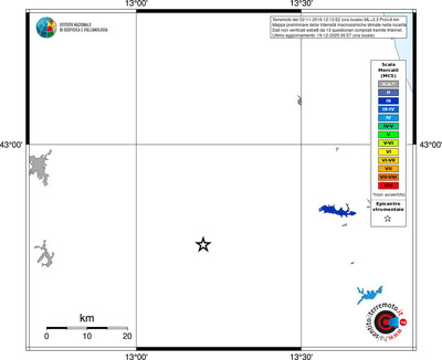 Mappa MCS - territori località