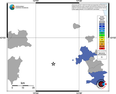 Mappa MCS - territori comuni