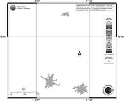 Mappa MCS - territori località