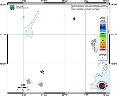 Mappa EMS - territori località