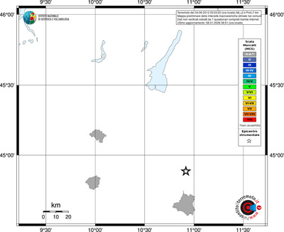 Mappa MCS - territori comuni