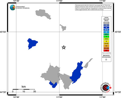 Mappa MCS - territori comuni