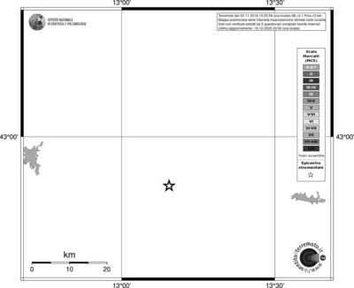 Mappa MCS - territori località