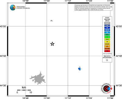 Mappa MCS - territori località