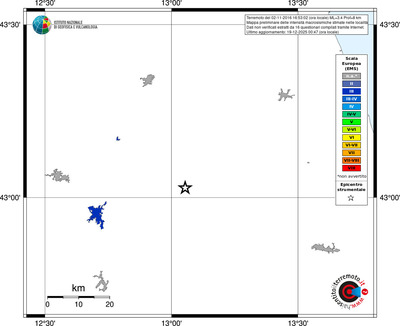 Mappa EMS - territori località