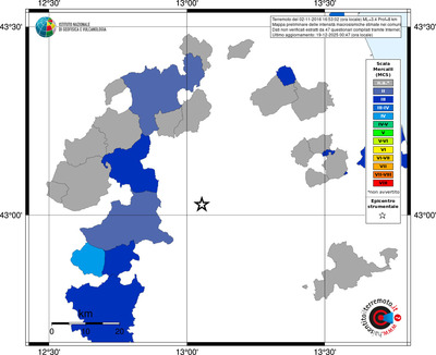 Mappa MCS - territori comuni