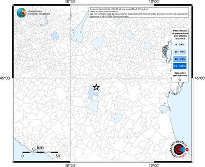 Mappa territorio comunale con almeno 3 questionari