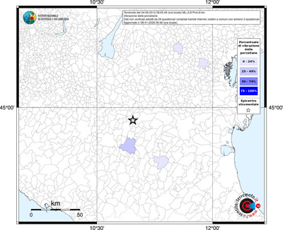 Mappa territorio comunale con almeno 3 questionari