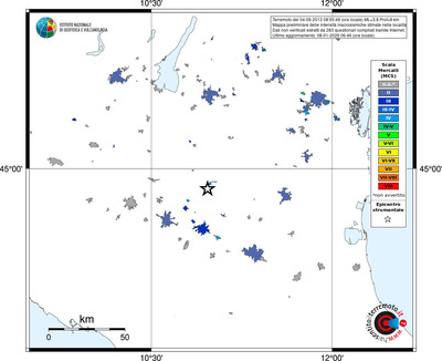 Mappa MCS - territori località