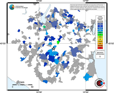 Mappa MCS - territori comuni
