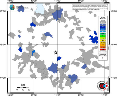 Mappa MCS - territori comuni