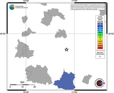 Mappa MCS - territori comuni