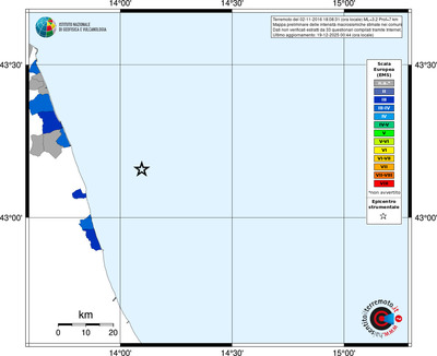 Mappa EMS - territori comuni