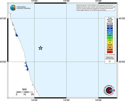 Mappa MCS - territori località