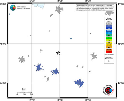 Mappa MCS - territori località
