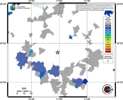 Mappa MCS - territori comuni