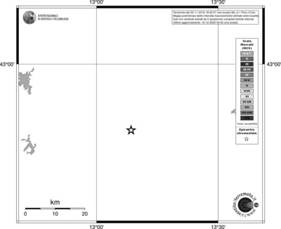 Mappa MCS - territori località
