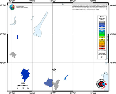 Mappa MCS - territori comuni