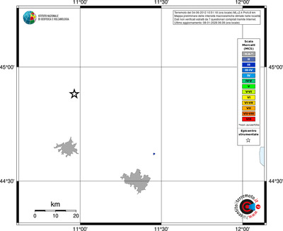 Mappa MCS - territori località