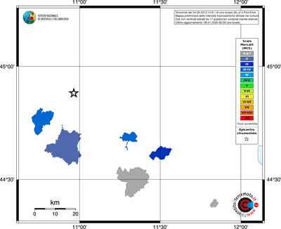 Mappa MCS - territori comuni