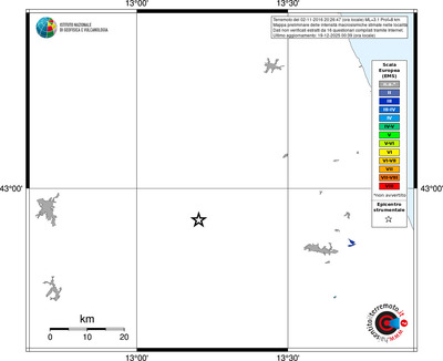 Mappa EMS - territori località