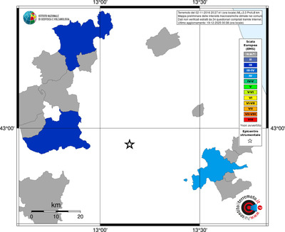 Mappa EMS - territori comuni