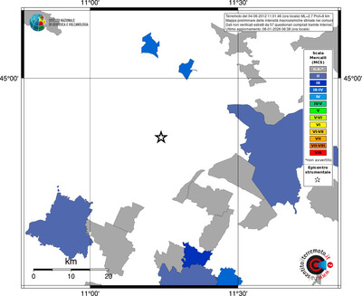 Mappa MCS - territori comuni