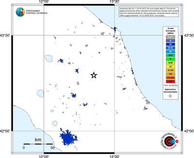 Mappa EMS - territori località