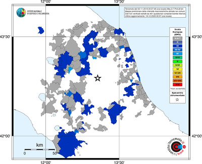 Mappa EMS - territori comuni