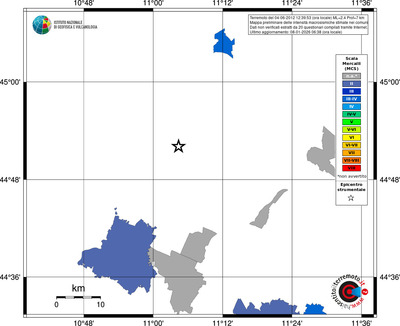 Mappa MCS - territori comuni