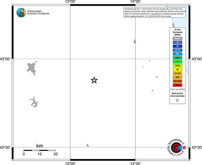 Mappa EMS - territori località