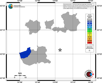 Mappa EMS - territori comuni