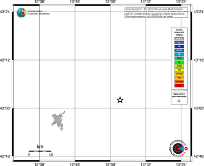 Mappa MCS - territori località
