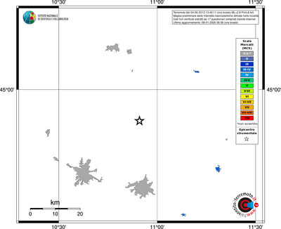 Mappa MCS - territori località