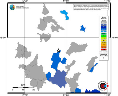 Mappa MCS - territori comuni