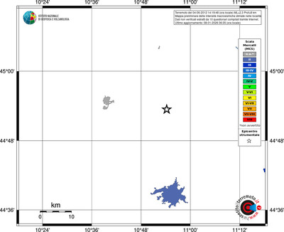 Mappa MCS - territori località