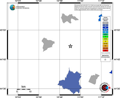 Mappa MCS - territori comuni