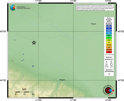 Mappa EMS - località