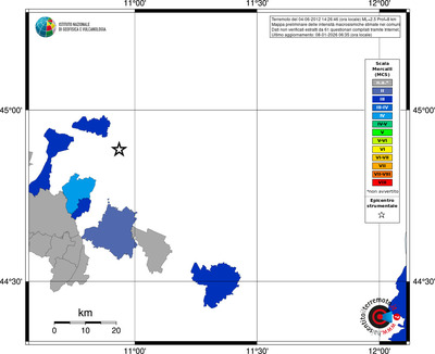Mappa MCS - territori comuni