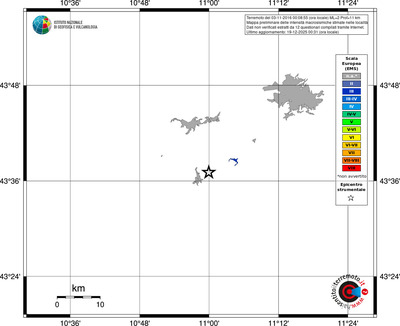 Mappa EMS - territori località