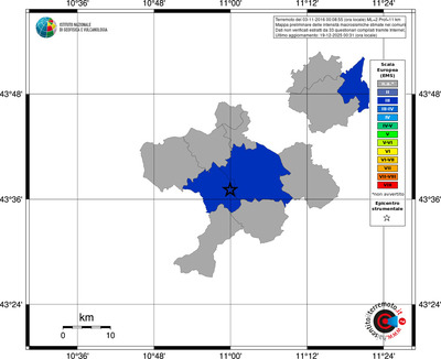 Mappa EMS - territori comuni