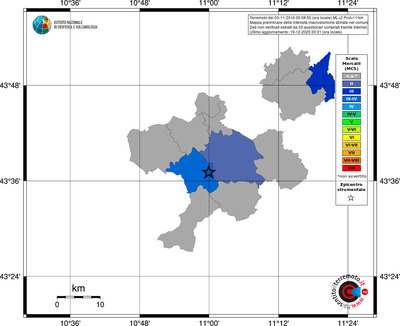 Mappa MCS - territori comuni