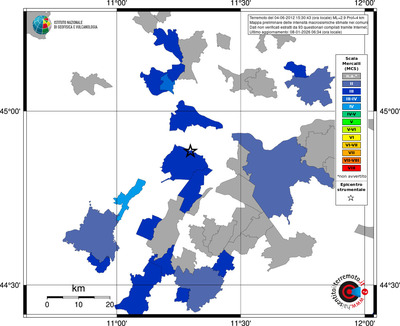 Mappa MCS - territori comuni