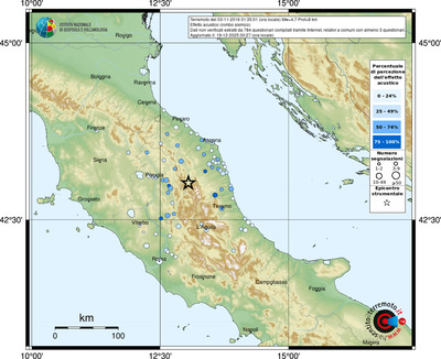 Mappa comuni con almeno 3 questionari