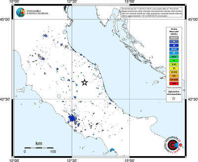 Mappa MCS - territori località