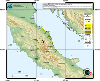 Mappa comuni con almeno 3 questionari